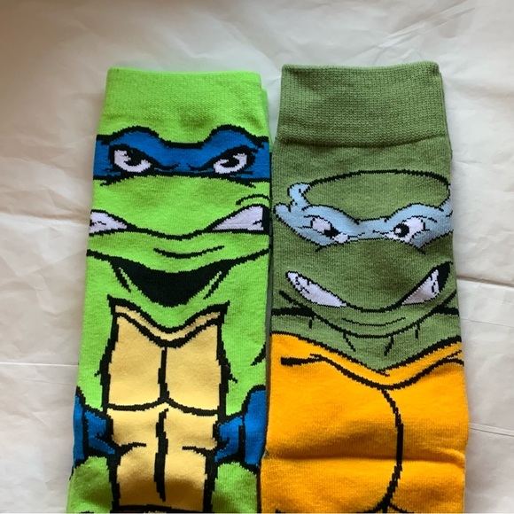 🍒🍒 Turtle Crew Socks 1 Pair - Picture 3 of 6